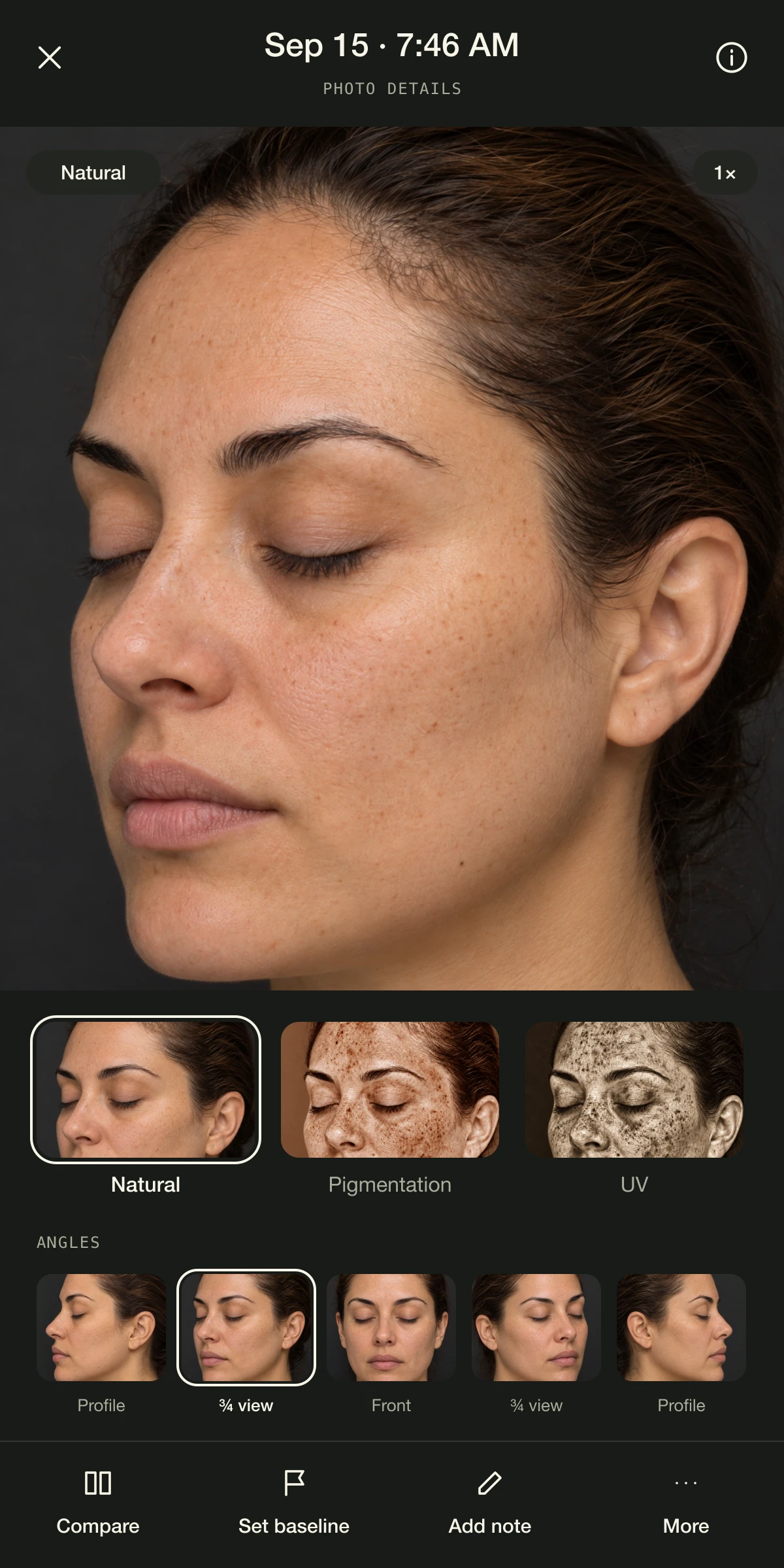 Same day photo viewer with multiple angles.